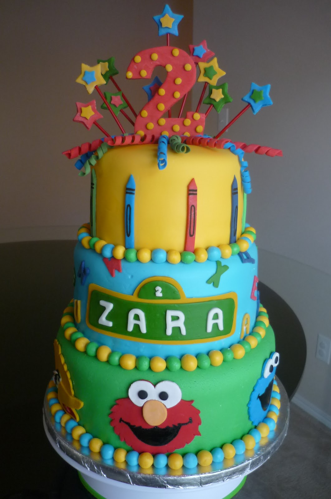 Sesame Street Birthday Cake