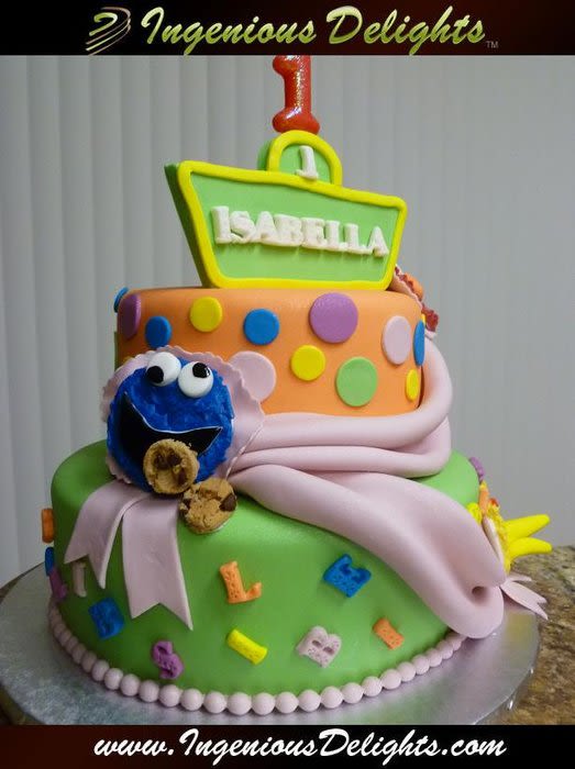 Sesame Street Birthday Cake