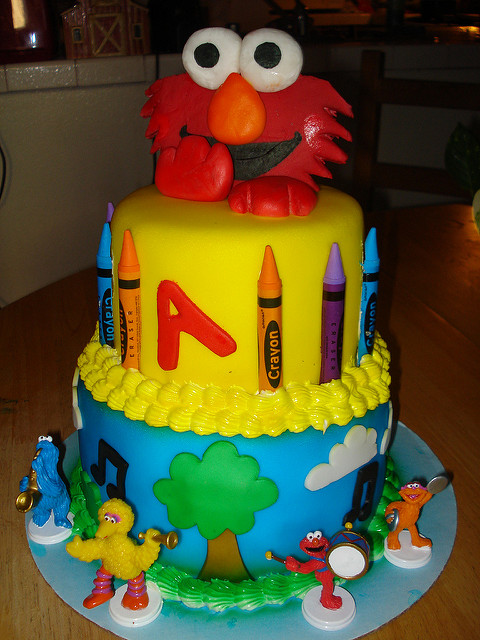 Sesame Street Cake