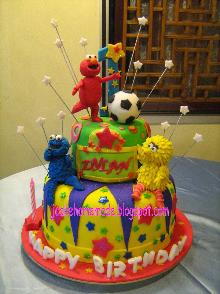 Sesame Street Theme Cake