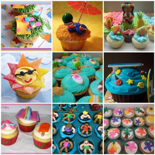 Summer Cupcake Decorating Ideas