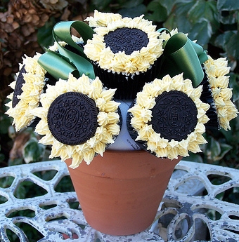 Sunflower Cupcake Bouquet