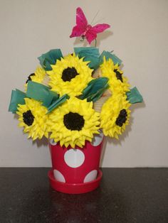 Sunflower Cupcake Bouquet