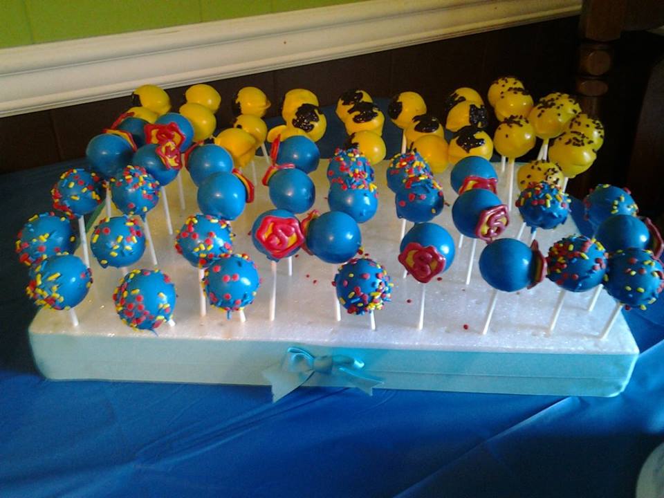 Super Hero Cake Pops