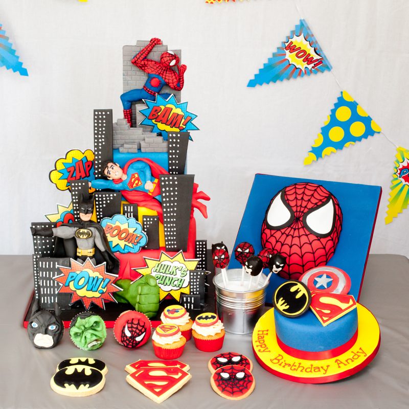 Superhero Dessert Table