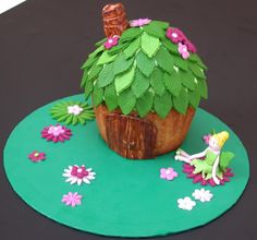 Tinkerbell Giant Cupcake