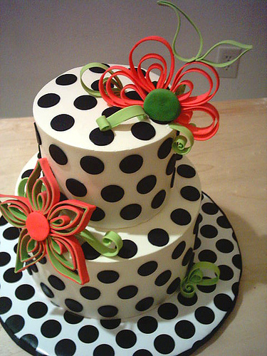 White Polka Dot Cake White Polka Dot Cake