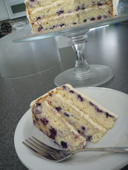 Wild Maine Blueberry Cake