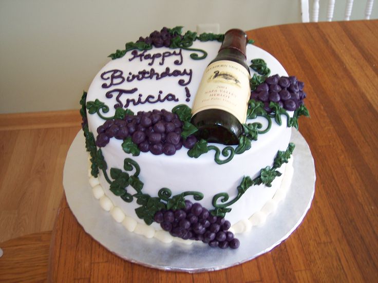 Wine Bottle Cake Idea Wine Bottle Cake Idea