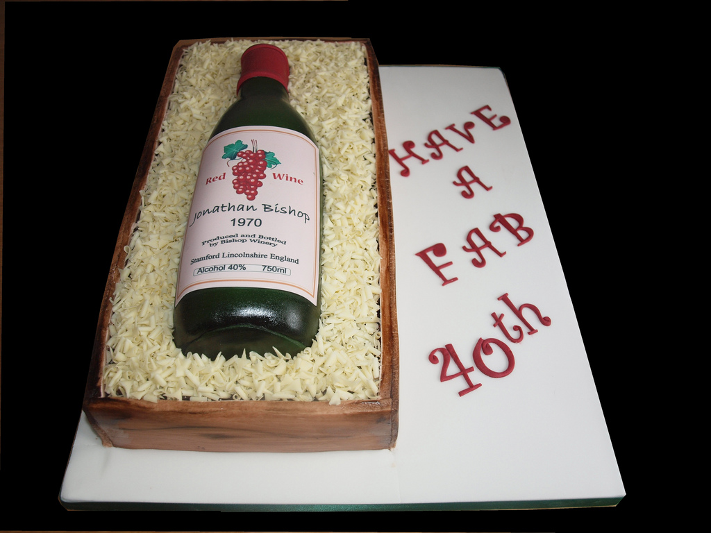 Wine Bottle Cake Wine Bottle Cake