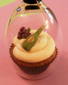 Wine Bottle Cupcakes