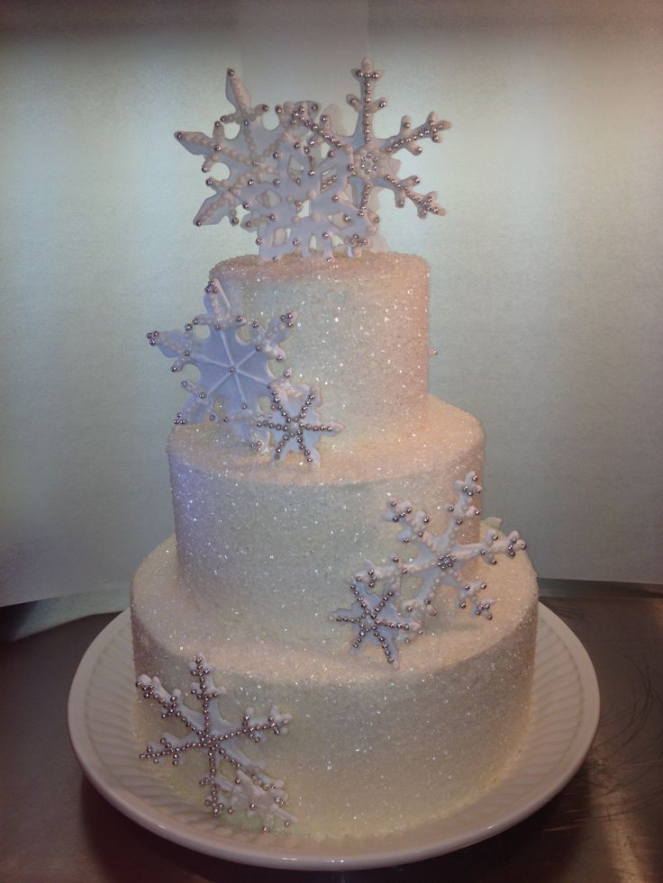 Winter Wonderland Sweet 16 Cake