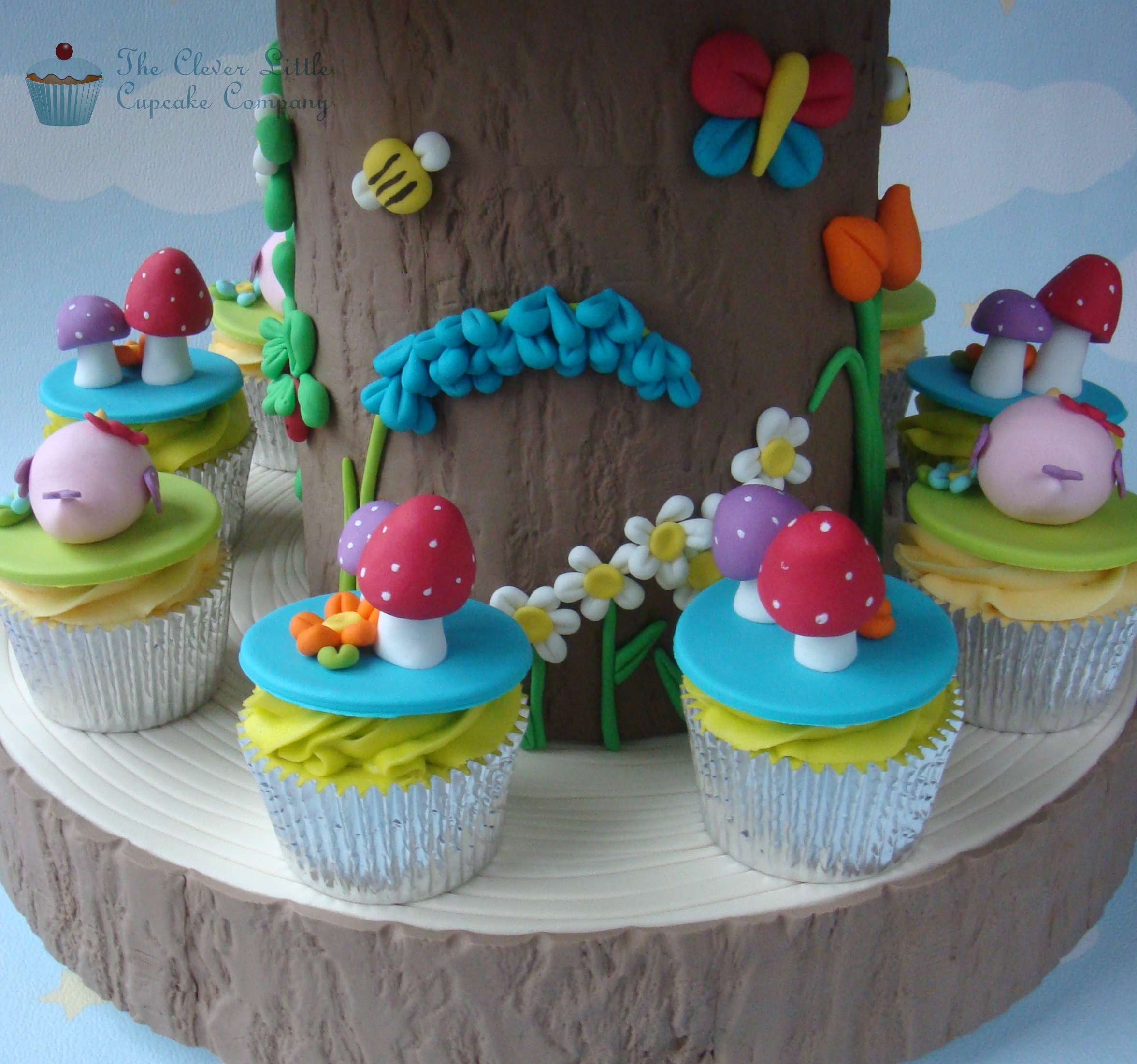 Woodland Critter Cupcakes