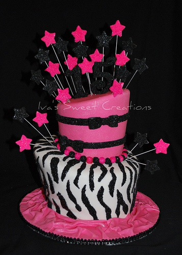 15th Girl Birthday Cake