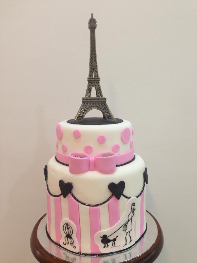 2 Tier Cakes Theme Paris 2 Tier Cakes Theme Paris