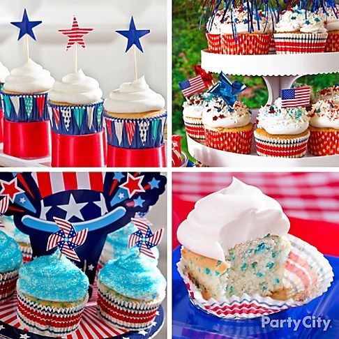 4th of July Cupcake Idea for Party
