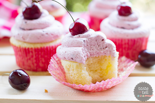 Almond Cupcakes with Buttercream Frosting