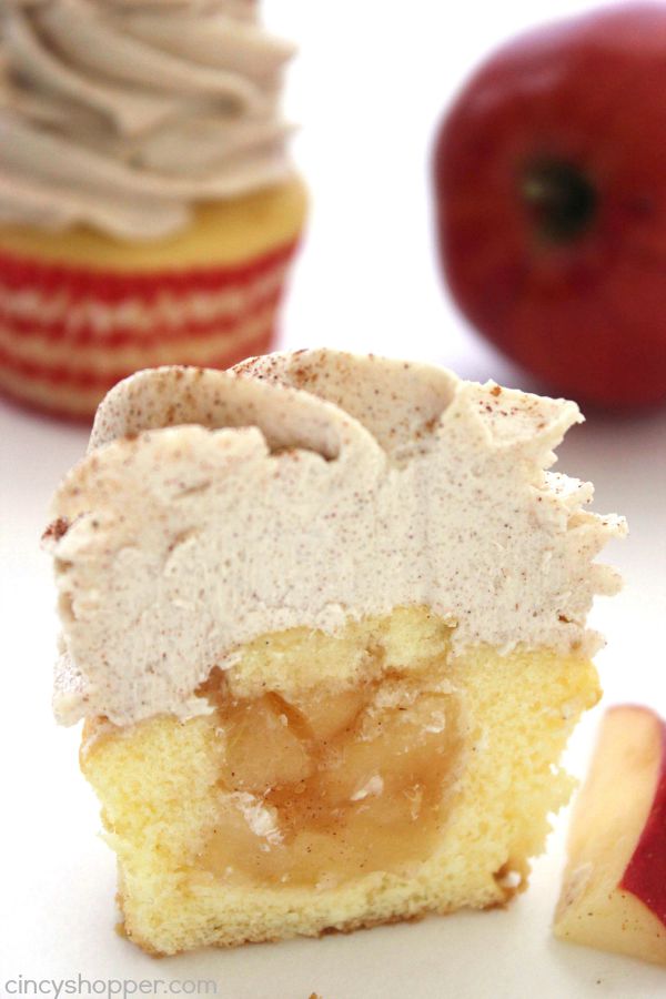 Apple Pie Filling Cupcakes