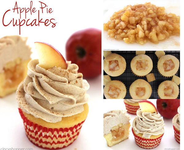 Apple Pie Filling Cupcakes