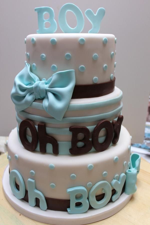 Baby Boy Shower Cake