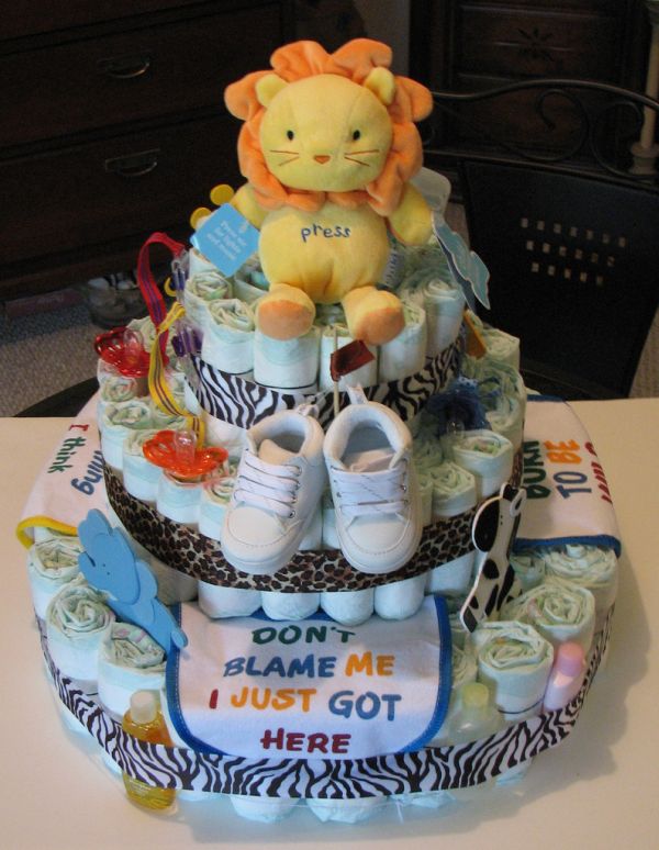 Baby Shower Gift Diaper Cake Baby Shower Gift Diaper Cake