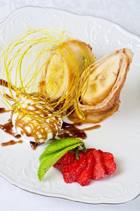 Banana Caramel Ice Cream Dessert Banana Caramel Ice Cream Dessert