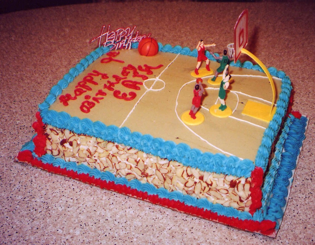 Basketball Birthday Cake