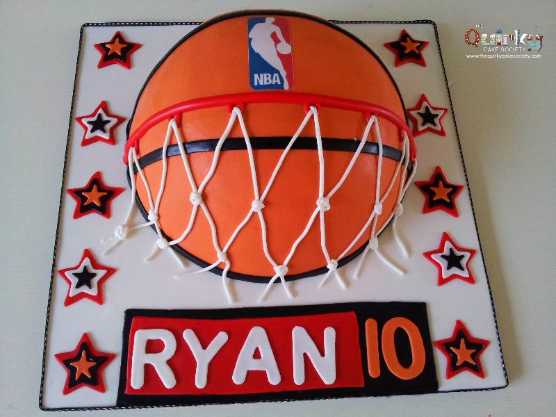 Basketball Birthday Cake Basketball Birthday Cake
