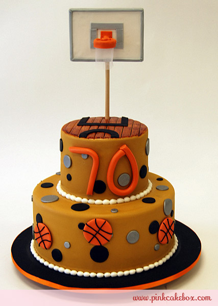 Basketball Birthday Cake Basketball Birthday Cake