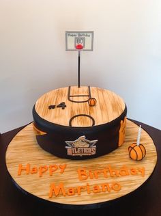 Basketball Birthday Cake Basketball Birthday Cake