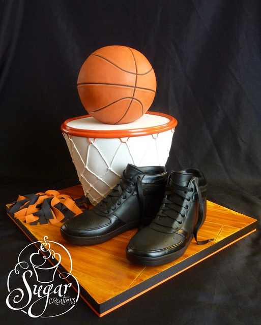 Basketball Birthday Cake Basketball Birthday Cake