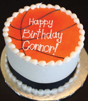Basketball Birthday Cake Basketball Birthday Cake