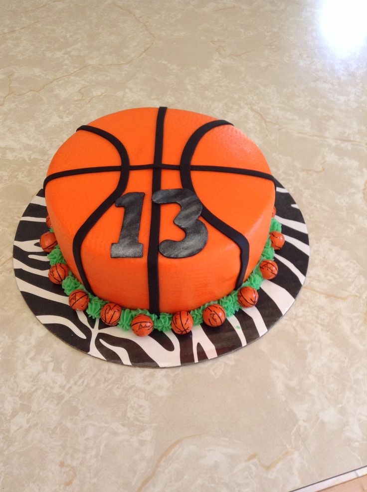 Basketball Birthday Cakes for Girls 13 Basketball Birthday Cakes for Girls 13