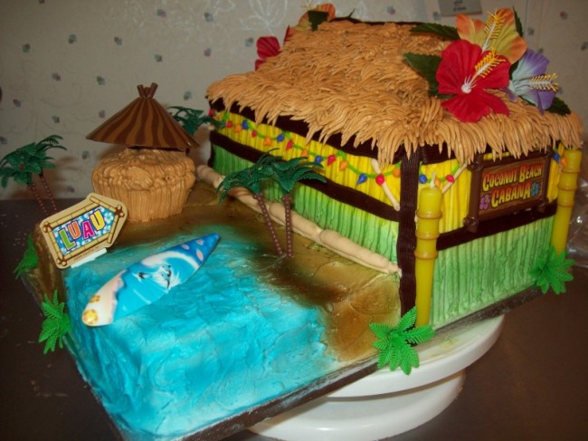 Beach Party Cake Ideas