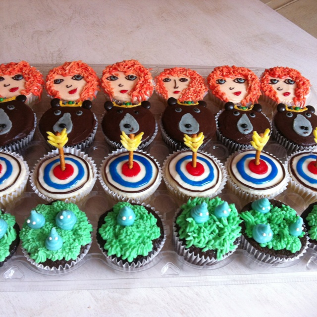 Brave Birthday Cupcakes