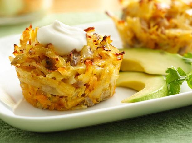 Breakfast Cupcakes with Hash Browns Recipe