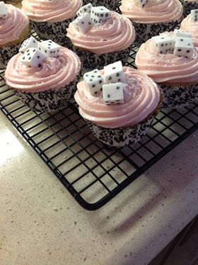 Bunco Dice Cupcakes