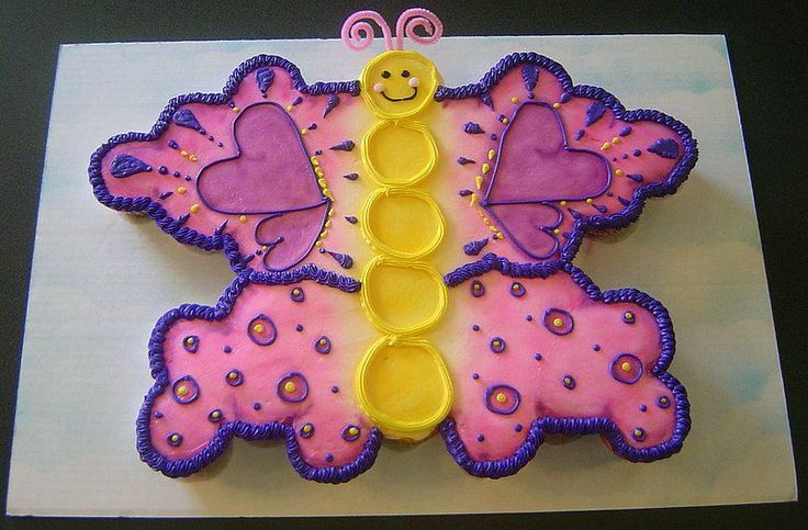 Butterfly Cupcake Cake