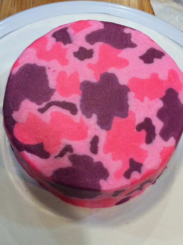 Camo Birthday Cake Camo Birthday Cake