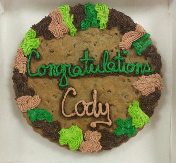 Camouflage Cookie Cake Camouflage Cookie Cake