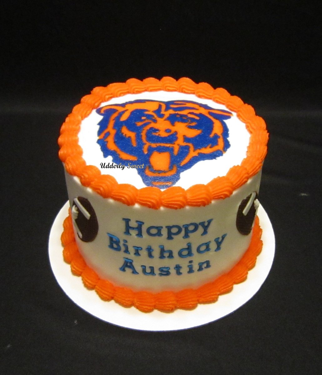 Chicago Bears Birthday Cake