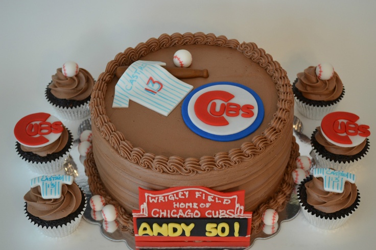 Chicago Cubs Birthday Cake