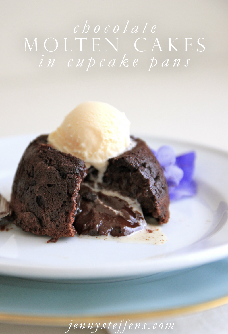 Chocolate Molten Lava Cake Cupcakes