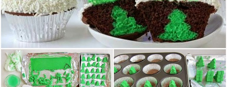 Christmas Tree Cupcakes Recipe