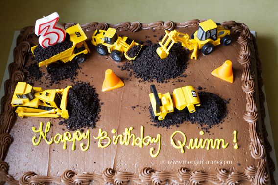 Construction Birthday Cake Idea