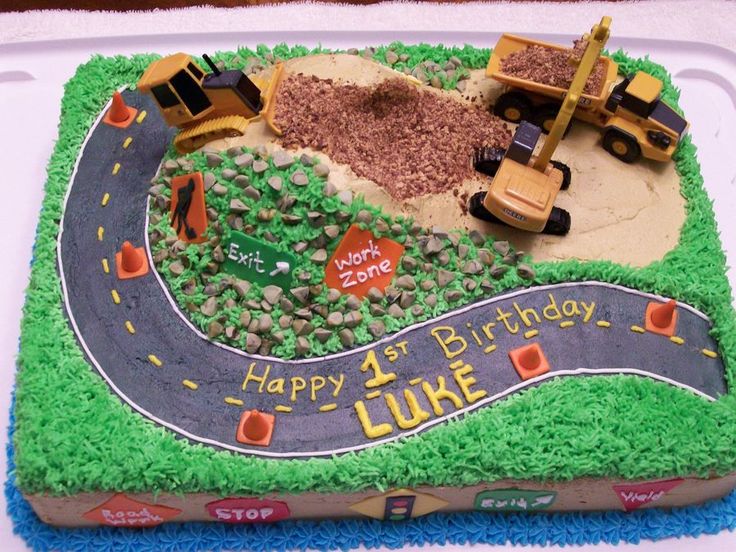 Construction Birthday Cake Idea