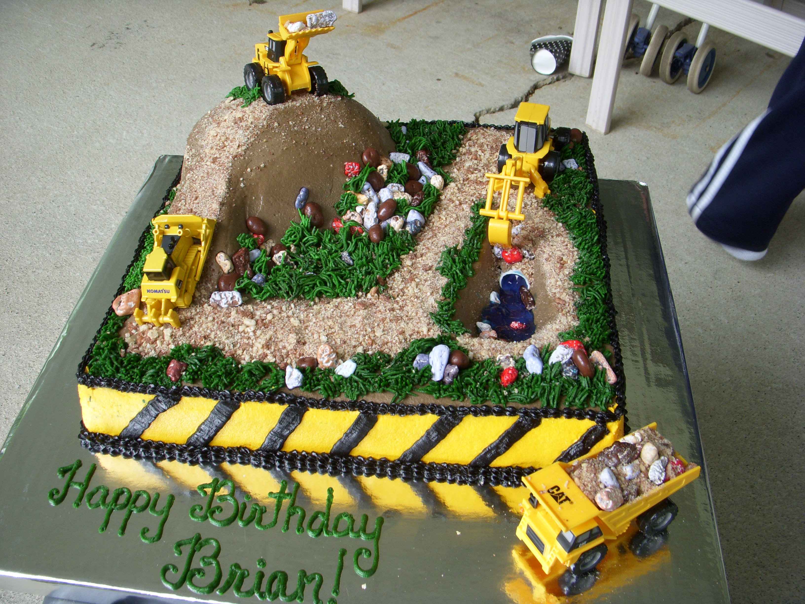 Construction Site Cake