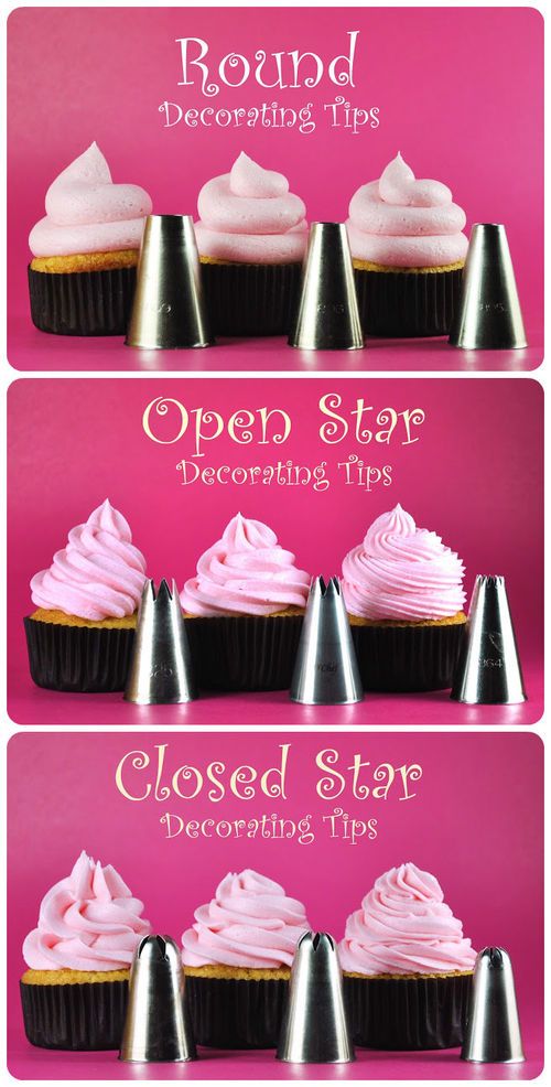 Cupcake Icing Decorating Tips
