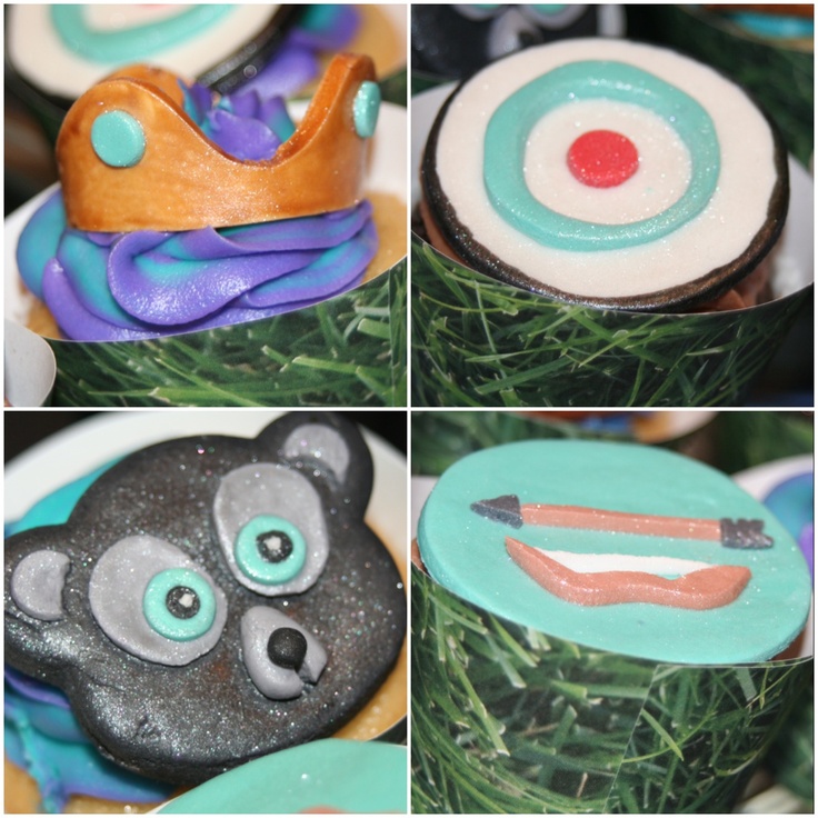 Disney Brave Birthday Cupcakes