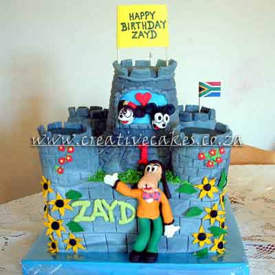 Disney Castle Birthday Cake